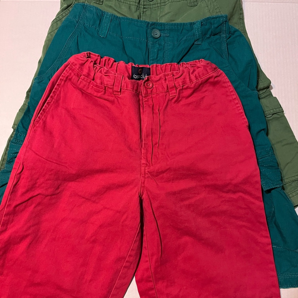 Durable Kids Red and Green Pants
